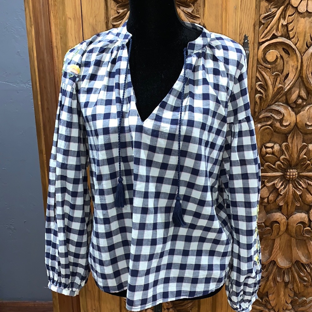 EUC H&M LOGG size 2 plaid top